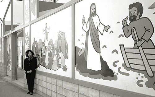 杉田幸子・品川教会聖書物語の壁画