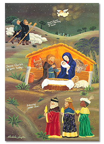 クリスマスカード「聖夜」